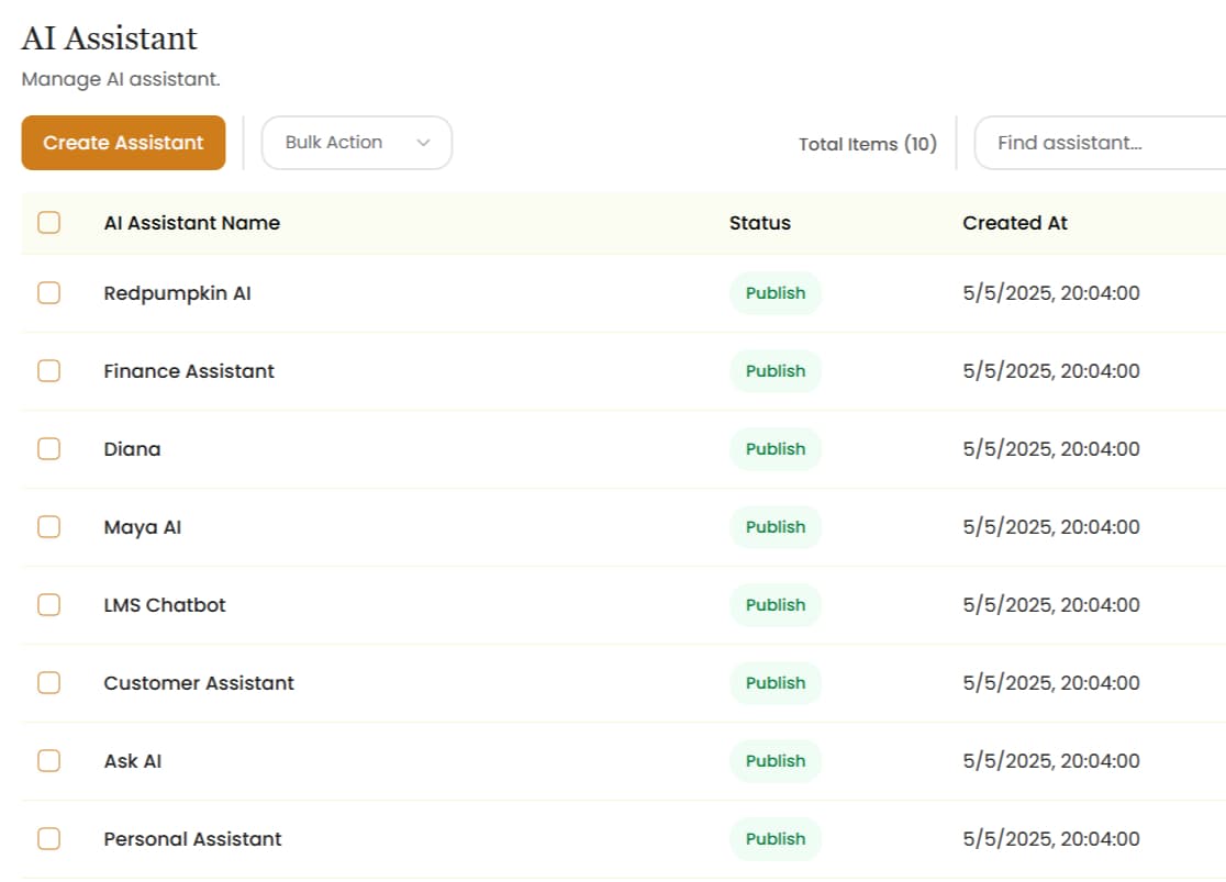Create multiple type of different conversation bot