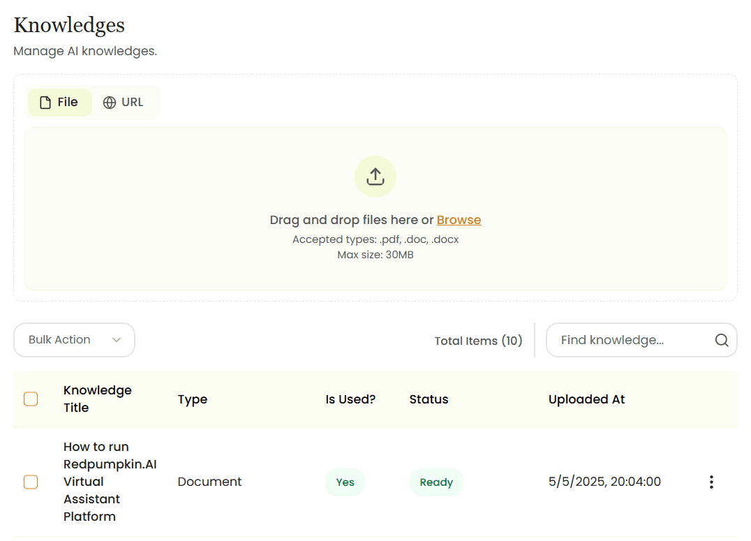 Simple and Flexible knowledge management